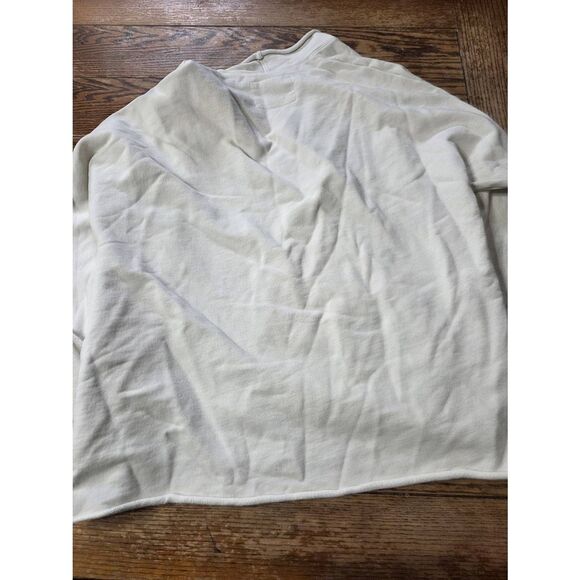 Frank And Eileen Barbara Beach Fleece Cardigan Vintage White Sz Medium - Picture 5 of 5